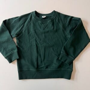 NWOT Arket Dark Green Crewneck Sweatshirt